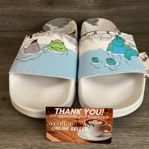 Adidas Adilette Lite Slides Monsters Inc Men's NWB - Picture 2 of 11